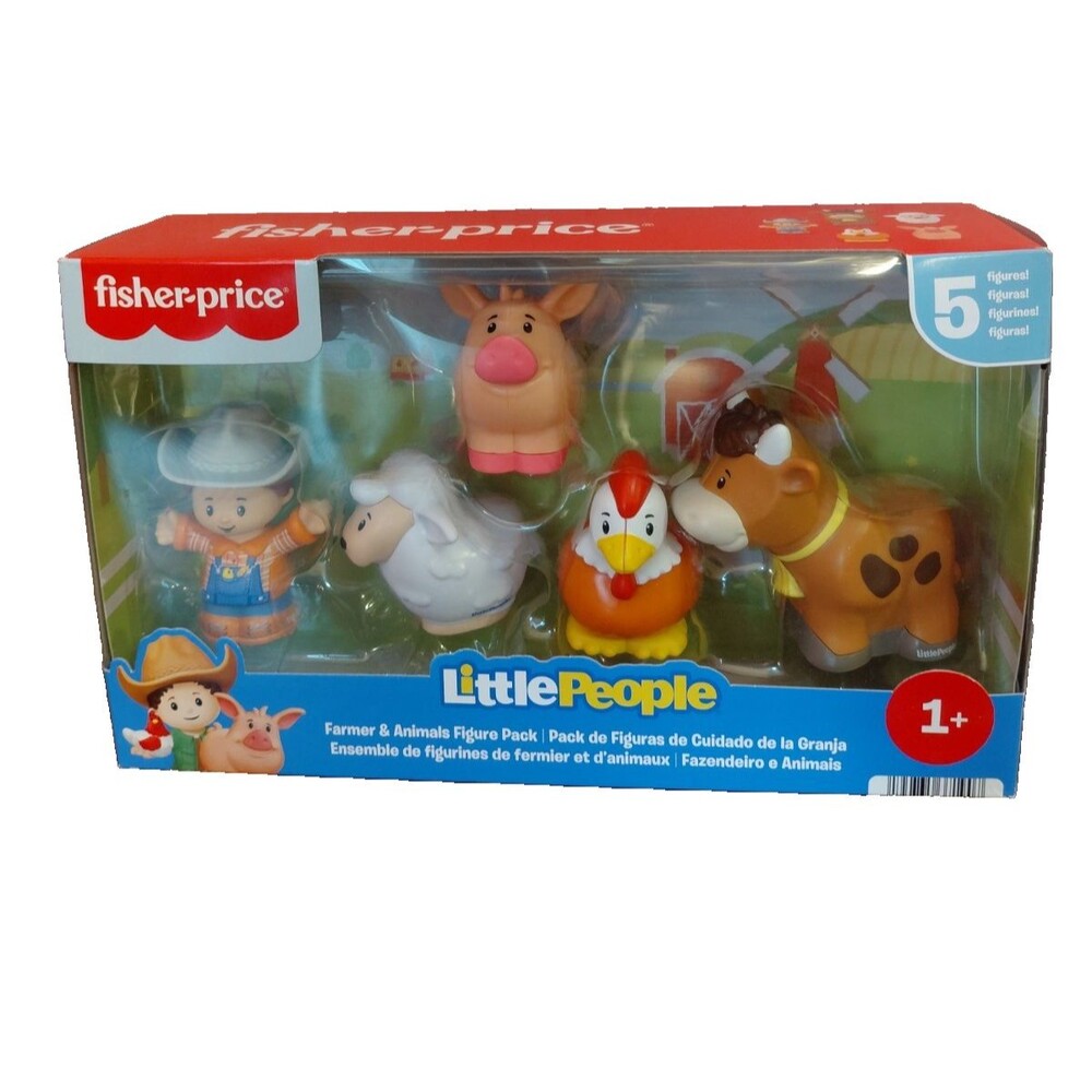 Fisher Price Little People Farmer and Animals 5 Figures Pack NIB